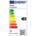 LED žárovka GU10 7W MR16, studená bílá, EMOS ZQ8D64