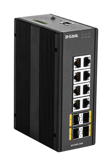D-Link DIS-300G-12SW Industrial Gigabit Managed Switch with SFP slots