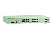 Přepínač - L2+ - řízený - 16 x 10/100/1000 + 2 x SFP - desktop, Lze montovat do rozvaděče, pro připevnění na zeď