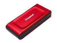 SSD - 1 TB - externí (přenosný) - USB 3.2 Gen 2 (USB-C konektor) - červená