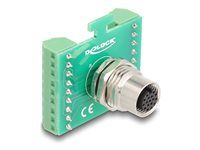 M12 Transfer Module Adapter 17 pin A-cod