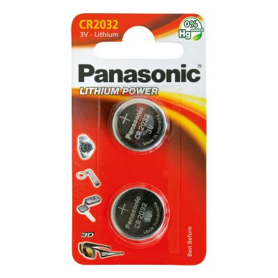 Baterie CR2032 PANASONIC lithiová 2 ks / blister