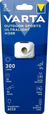 Varta Outdoor Sports H30R Ultra Light Charge 18631W