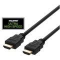 DELTACO Kabel HDMI 2.1 M/M 1m, 8K Ultra High, černý