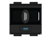 Systém pro zatahování kabelu - HDMI - černá - pro P/N: FT2-202-ELEC-PTL-B, FT2-500-ELEC-PTL-B