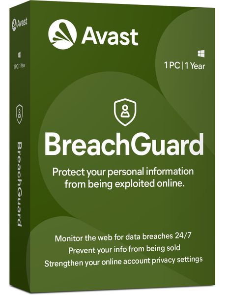 Avast BreachGuard 1 PC, 1Y