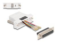 D-Sub 25 pin female to RJ45 female Assem