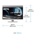BENQ EX271UZ, LED Monitor 27" 4K UHD, bílý