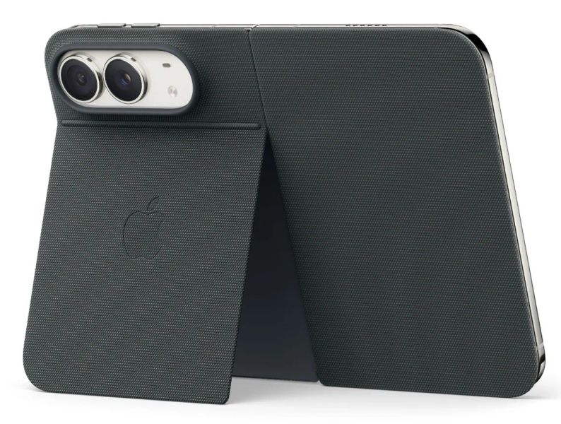 iPhone Duo Folio s podperou - tmavomodrá