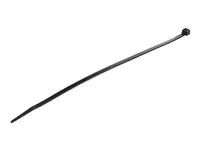 Startech 10"(25cm) Cable Ties, 1/8"(4mm) wide, 2-5/8"(68mm) Bundle Diameter, 50lb(22kg) Tensile Strength, Nylon Self Locking Zip Ties w/Curved Tip, 94V-2/UL Listed, 1000 Pack, Black - Nylon 66 Plastic - TAA (CBMZT10BK) - Kabelová stahovací páska - 25.4 cm - cerná - kompatibilní s TAA (balení 1000)