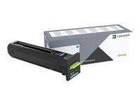 Vysoká výtěžnost - azurová - originální - kazeta s barvivem LCCP, LRP - pro Lexmark CX820de, CX820dtfe