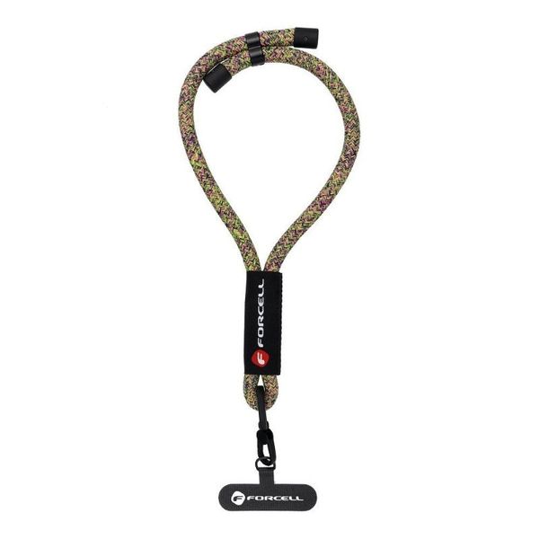Šnůrka na zápěstí FORCELL R10X40 zelená - nastavitelná
