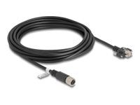 M12 Cable X-coded 8 pin female to RJ45 p