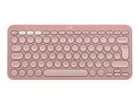 Klávesnice - bezdrátový - Bluetooth LE - QWERTY - US mezinárodní - tonal rose
