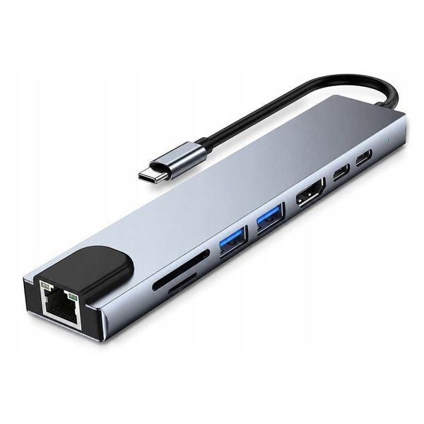 MEGATECH 8v1, Dokovacia stanica, USB-C