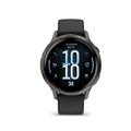 GARMIN VENU 4, Chytré hodinky, Black/ Slate 41
