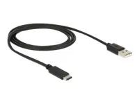 USB kabel - USB-C (M) do USB (M) - USB 2.0 - 1 m - černá