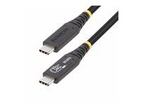 USB kabel - USB-C (M) do USB-C (M) - USB4 / Thunderbolt 3 / Thunderbolt 4 / DisplayPort 1.4 - 48 V - 5 A - 50 cm - neobsahuje halogen, pasivní, podpora 4K120Hz, podpora 8K60Hz, technologie Extended Power Range (EPR), podpora napájení Power Delivery 3.1 - černá