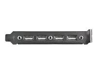 USB panel - 4 pin USB Type A (F) (USBPLATE4) - Panel USB - USB (F) do 9 pinová IDC (F)