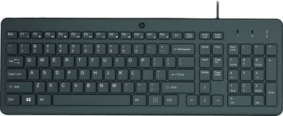 HP 150/Drátová USB/UK layout/Černá