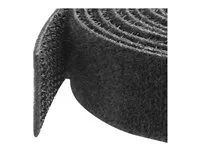 Cut-to-Size Reusable Cable Ties - Bulk Industrial Wire Fastener Tape - Adjustable Fabric Wraps - Black (HKLP50) - Role kabelového pásku - 15.24 m - pro P/N: HKLP50BL, HKLP50GN, HKLP50RD, HKLP50YW
