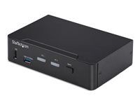 Startech - Prepínac KVM / audio / USB - 2 x KVM / zvuk / USB - 1 místní uživatel - desktop - kompatibilní s TAA