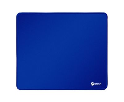 Podložka pod myš C-TECH MP-01, modrá, 320x270x4mm, obšité okraje