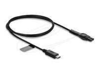 Delock - Elektrický kabel - USB-C (M) do 2 piny (M) - 5 V - 1 A - 1 m - cerná