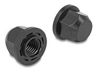 M12 thread protection cap black 2 pieces