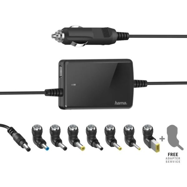 HAMA Adaptér pro notebooky 15V-19V, 70W, slim