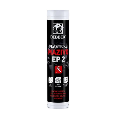 Plastické mazivo DEBBEX EP 2 žluté 400ml
