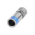Vodotěsný lisovací konektor CABELCON F-6-TD QM 7.0 W/O O-RING RG6 1,13 TD