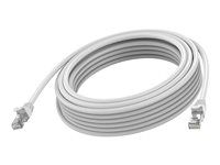 Vision - Sítový kabel - RJ-45 (M) do RJ-45 (M) - 3 m - 6.2 mm - STP - CAT 6a - lisovaný, provedení bez hrbolku - bílá