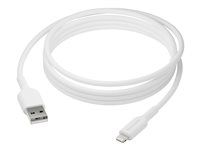 Kabel Lightning - USB s piny (male) do Lightning s piny (male) - 2 m - bílá