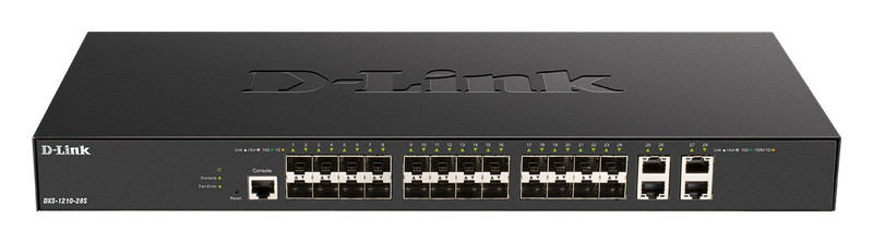 D-Link DXS-1210-28S 24 x 10G SFP+  ports + 4 x 10G Base-T ports Smart Managed Switch