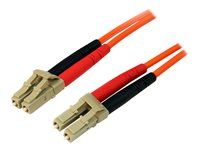 Multimode Duplex 50/125 - LSZH - LC/LC - OM2 - LC to LC Fiber Patch Cable (50FIBLCLC2) - Síťový kabel - multirežim LC (M) do multirežim LC (M) - 2 m - 2 m - optické vlákno - duplex - 50 / 125 mikron - pro P/N: GLCLHSMDSTTA, GLCSXMMDST, GLCSXMMDSTT, JD118BST, MASFP1GBSXST, SFP100BFXST
