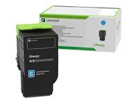 Extra vysoká výtěžnost - azurová - originální - kazeta s barvivem LCCP, Lexmark Corporate - pro Lexmark CS421, CS521, CS622, CX421, CX522, CX622, CX625
