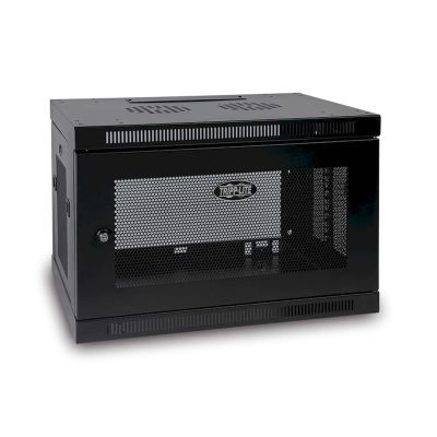 Skříň SmartRack 9U, Š=600mm, Hl=450mm, hloubka pro přepínače, montáž na stěnu