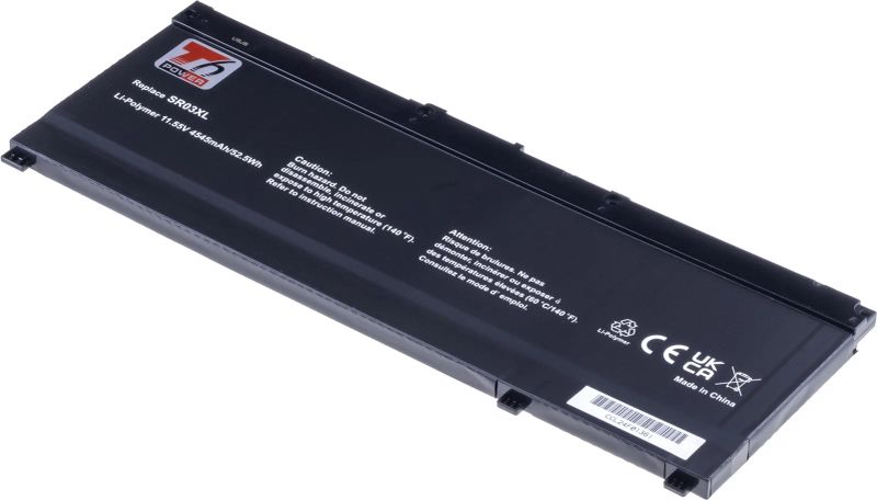 Baterie T6 Power HP Pavilion Gaming 15-cx0000, 17-cd0000, 4545mAh, 52,5Wh, 3cell, Li-pol