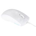 DELTACO GAMING WM87, Myš, USB, bílá
