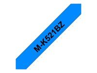 Černá na modré - Role (0,9 cm x 8 m) 1 kusy páska pro tiskárnu - pro P-Touch PT-55, PT-55P, PT-65, PT-65LB, PT-65SB, PT-90