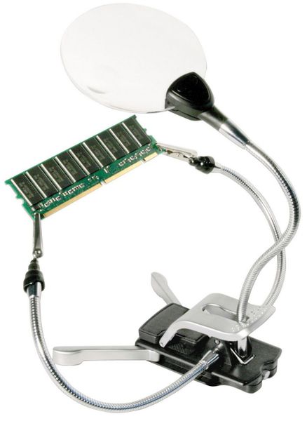 Lupa Bresser 2x/4x LED 88 mm