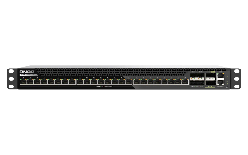 QNAP řízený switch QSW-M7230-2X4F24T (24x 10GbE port, 4x 25Gb port, 2x 100Gb port)
