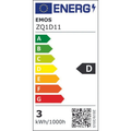 LED žárovka E14 2,5W Classic Mini Globe bílá teplá EMOS ZQ1D11