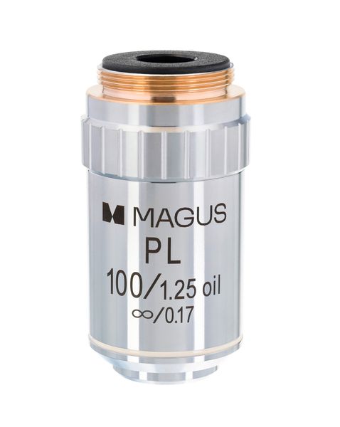 Rovinný objektiv s korekcí na nekonečno MAGUS MP100 OIL 100x/1,25 ∞/0,17