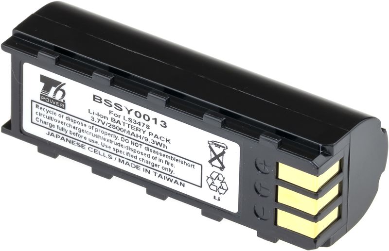 Baterie T6 Power pro Symbol Motorola Zebra LS3478, LS3578, DS3478, DS3578, 2500mAh, 9,3Wh, Li-ion