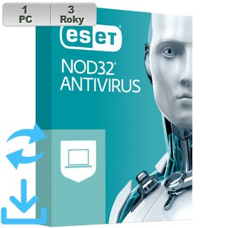 ESET NOD32 Antivirus 20XX 1PC na 3 roky El. licence AKT