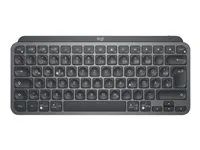 Klávesnice - podsvícená - bezdrátový - Bluetooth LE - QWERTY - britská - grafit