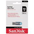 SanDisk USB 3.0 Ultra Flair 64GB, Modrý