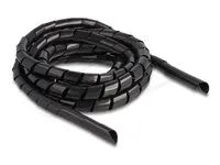 Spirálový obal na kabel - 2 m - černá